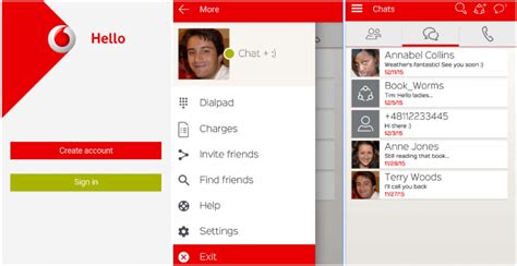 vodafone voice chat